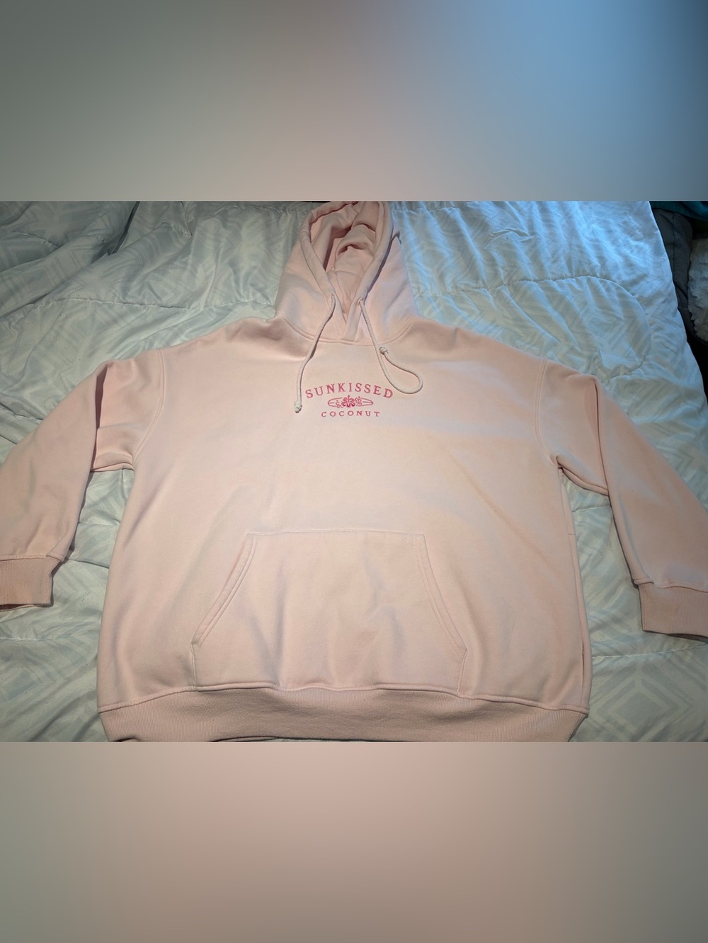 Sunkissed Coconut Pink Hoodie Sweatshirt